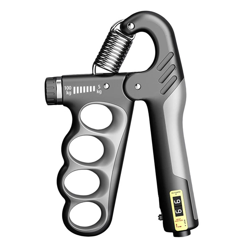 (image for) KALOAD 5-100KG Adjustable Hand Grip Strength Trainer Mechanical Counter Forearm Exerciser Power Strengthener for Gym Fitness Equipment with Counting Function